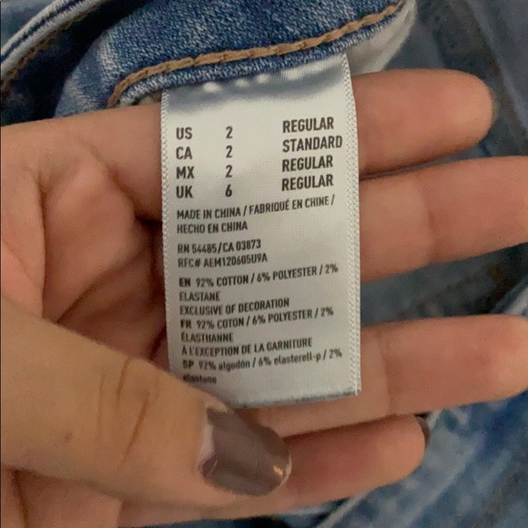 American Eagan high rise skinny jeans - Picture 4 of 4